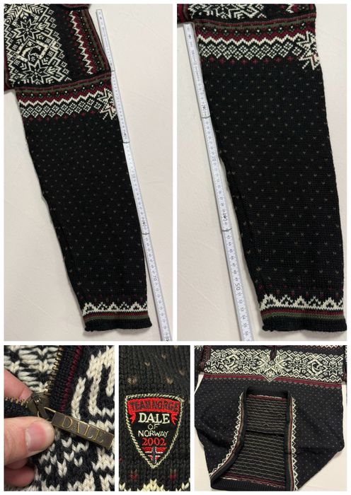 Pulover DALE OF NORWAY (XL barbat) Lana gros iarna polar bluzon