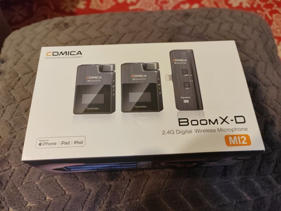Microfon wireless comica boom USBc si iphone