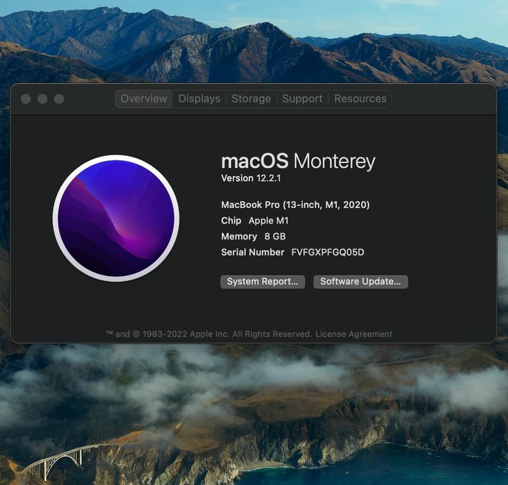 Macbook M1 chip prodam