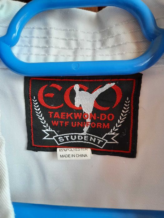 Echipament taekwondo adolescenti (size 160), stare foarte buna