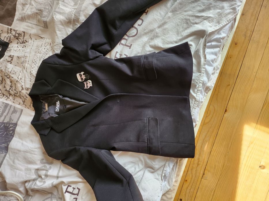 Елек естествен косъм от лисица и сако Karl Lagerfeld