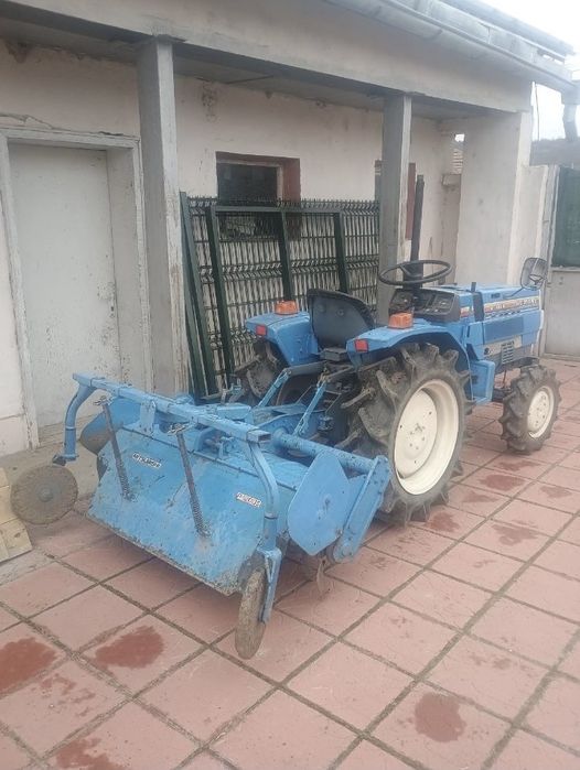 Трактор мицубиши с фреза и масивен плуг