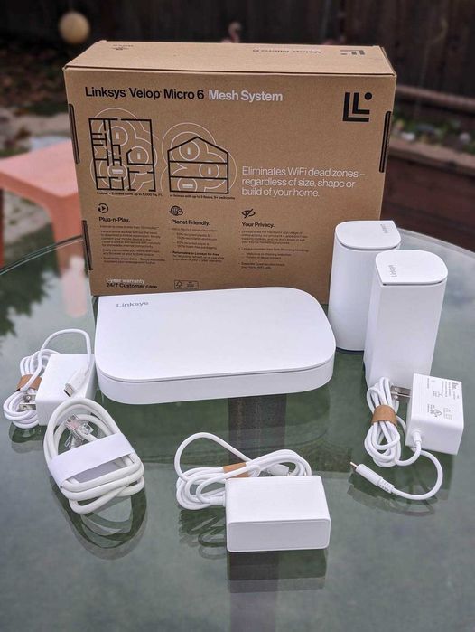 WiFi роутер Linksys Velop Micro 6, MESH система