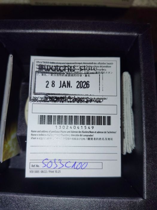 Swatch x Omega MoonSwatch – Mission to Jupiter – SET COMPLET – Factură