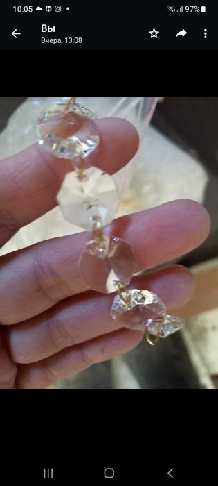 Запчасти от хрустальных люстр