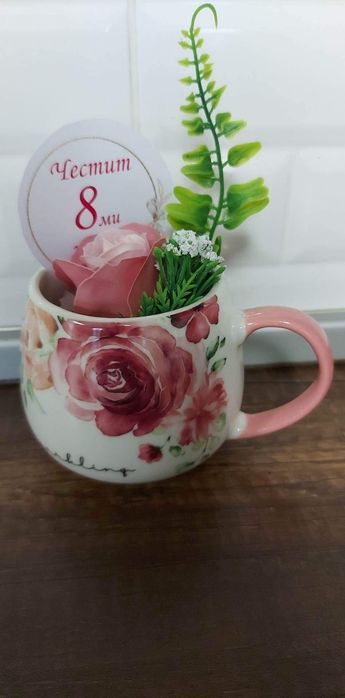 Сапунени рози за подарък