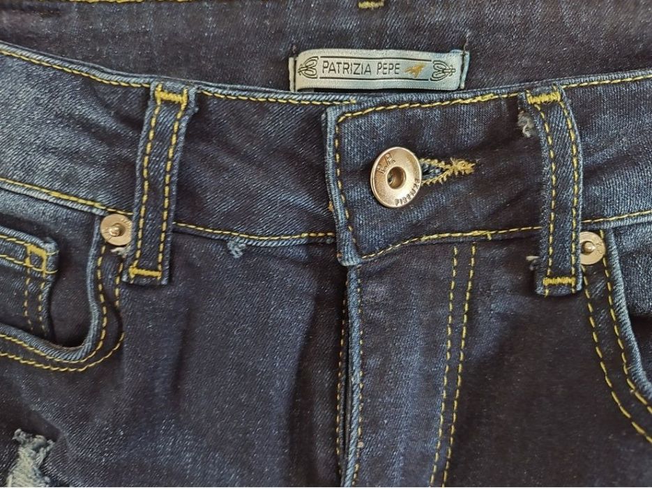 PATRIZIA PEPE Дънки XS-S, Цена 80 лв.