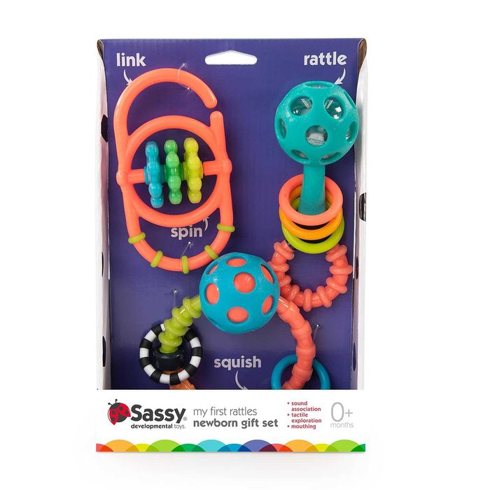 Игрушечный набор Sassy Newborn Gift Set (возраст - С рождения)