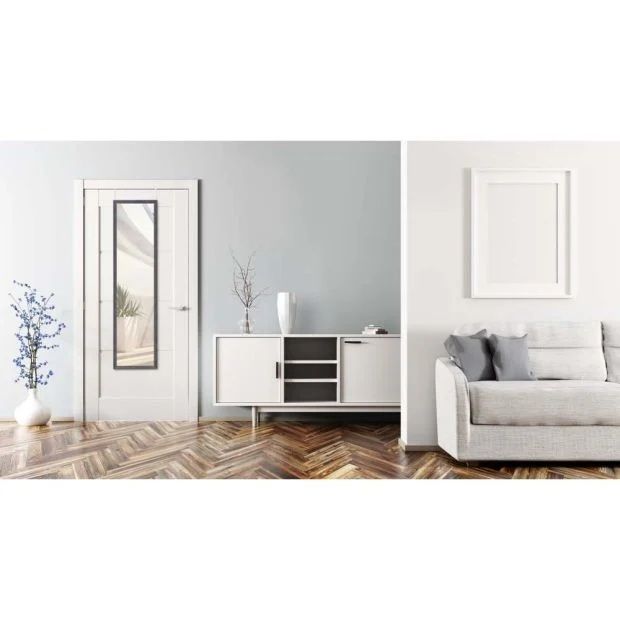 120см Огледало за врата в бяло или черно