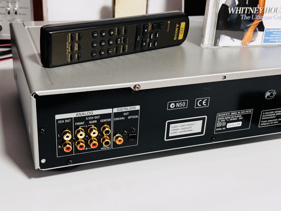 Super Audio CD-player SONY SCD-XB790QS,telecomandă,analg/digital,5.1CH