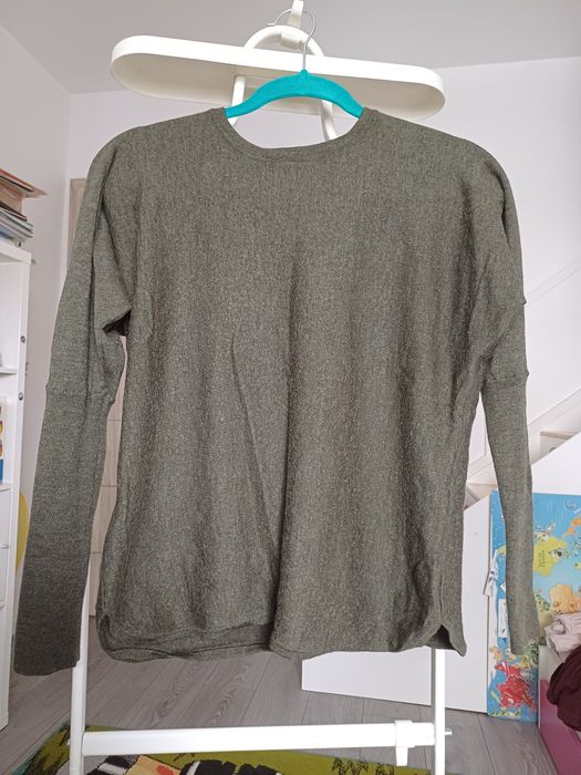 Pulover cardigan lana merinos casmir S M L
