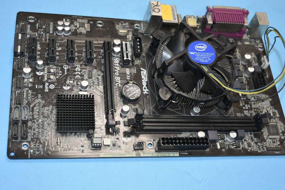 Asrock H81 Pro BTC + CPU Xeon E3-1231 V3 1150 socket - I7 analog 4770
