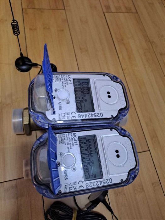 Счетчики воды  ультразвуковой  AK-411 DN15, DN20 с   GPRS  модемом