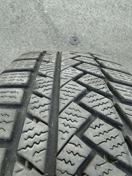 Vand 4 roti jante iarna 205/60/16 de audi skoda vw 5x112 Continental ca noi 7j et 35