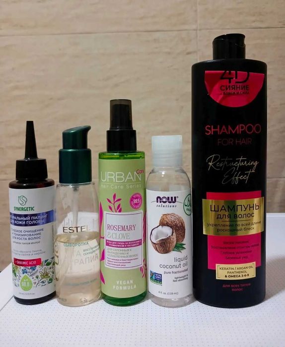 Набор средств для волос, б/у
