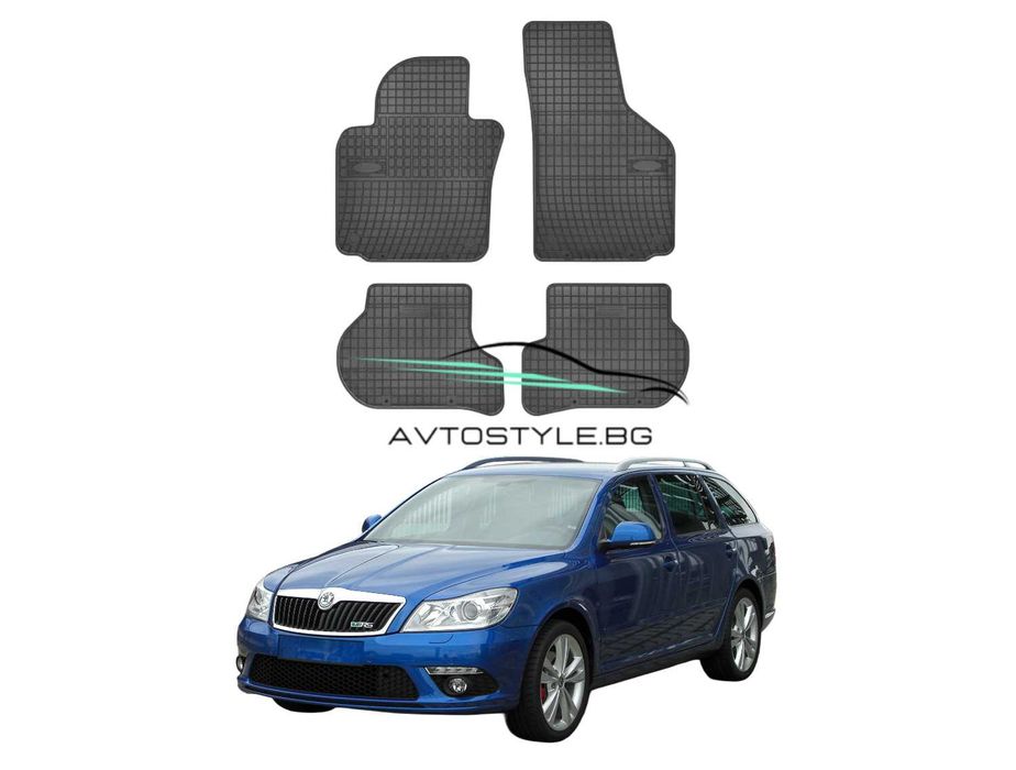 Гумени стелки зa Skoda Octavia 2004-2012 г., Frogum - El Toro