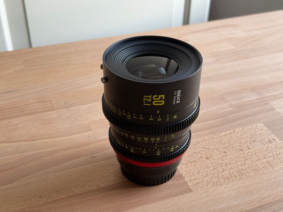 Meike FF Cine 50mm T2.1 obiectiv montura Canon EF