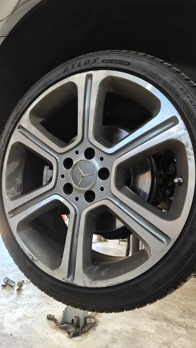 Set 4 jante originale Mercedes-Benz C-Class W205 R19 + anvelope all-season
