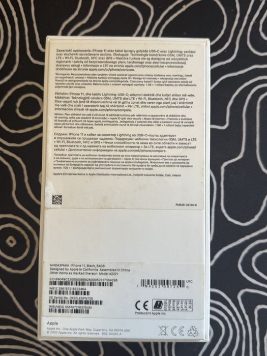 Iphone 11 Black 64 GB