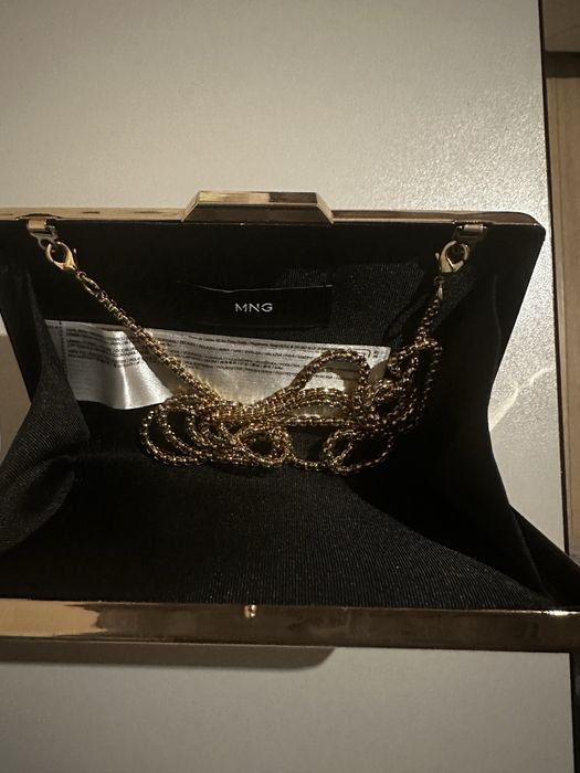 Мини вечерна чанта MANGO