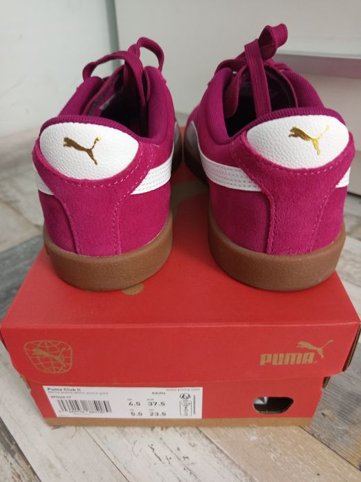 Дамски сникърси Puma Club ll от естествена кожа