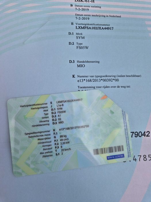 Scuter Sym Mio 50 - 25 km/h - fara permis