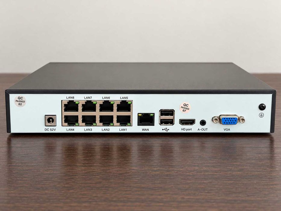 Комплект видеонаблюдение H.VIEW 4 камери 5MP PoE + NVR 4K 2TB (DVR)