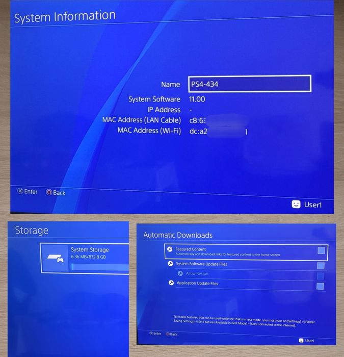 PlayStation 4 Pro-1TB(System Software-11)