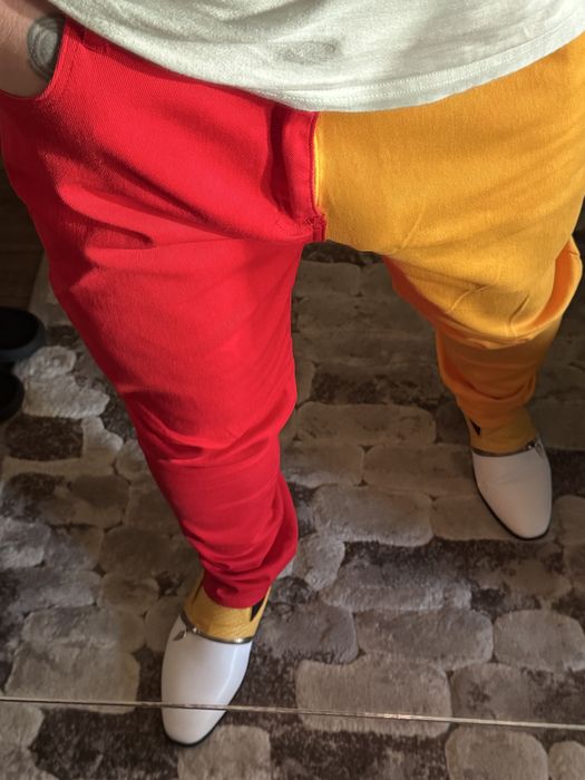 Jeans Red & Yellow Factory for Men