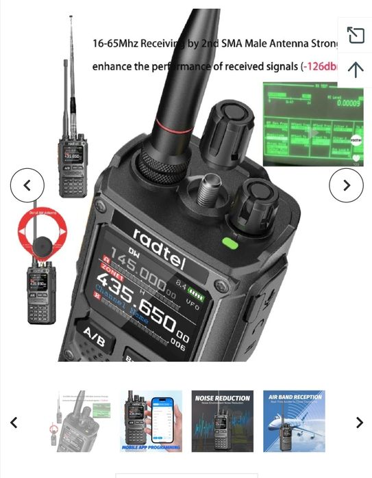 Radtel RT-920 Walkie Talkie Long Range sw mw lw  am  ssb cb 10W Receiv