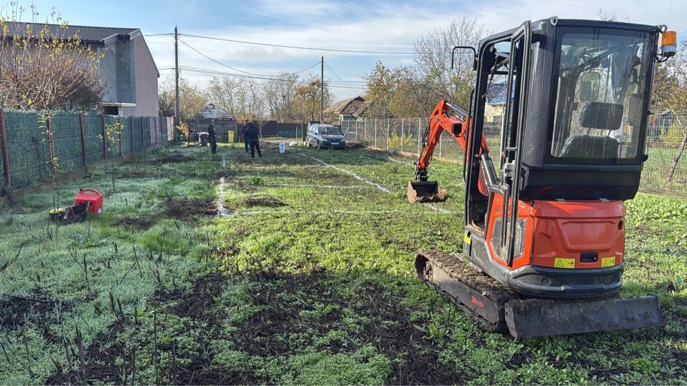 Execut lucrari miniexcavator si transport nisip/pamant Bucuresti/Ilfov