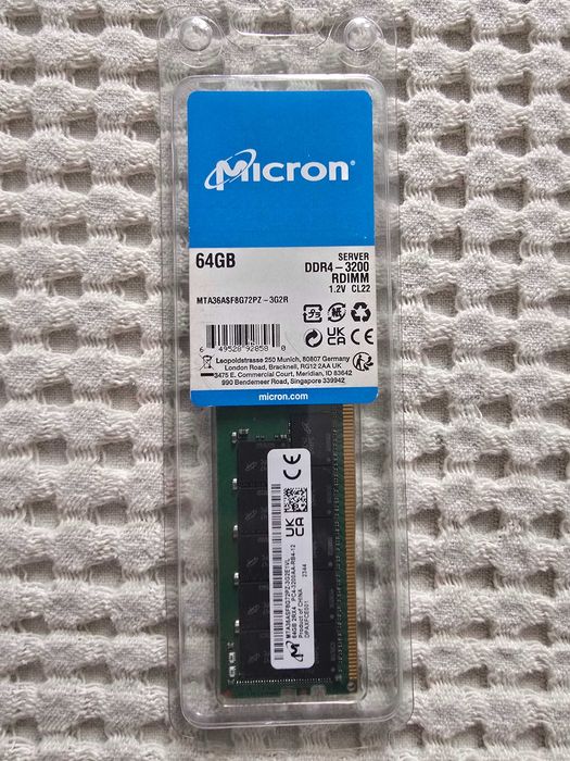 Memorie RAM Server 256GB - Micron (4x64)