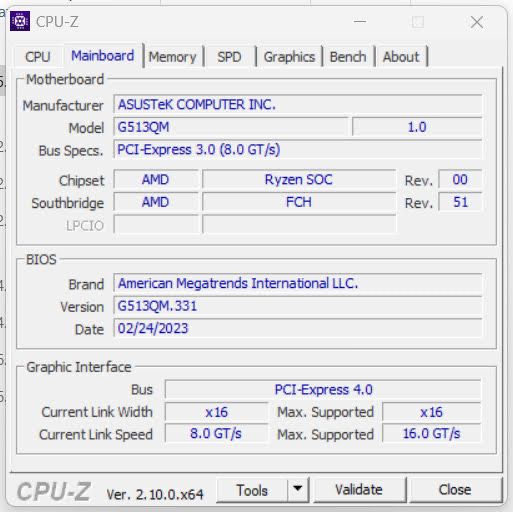 ASUS rog G513Q rog CHAKRAM