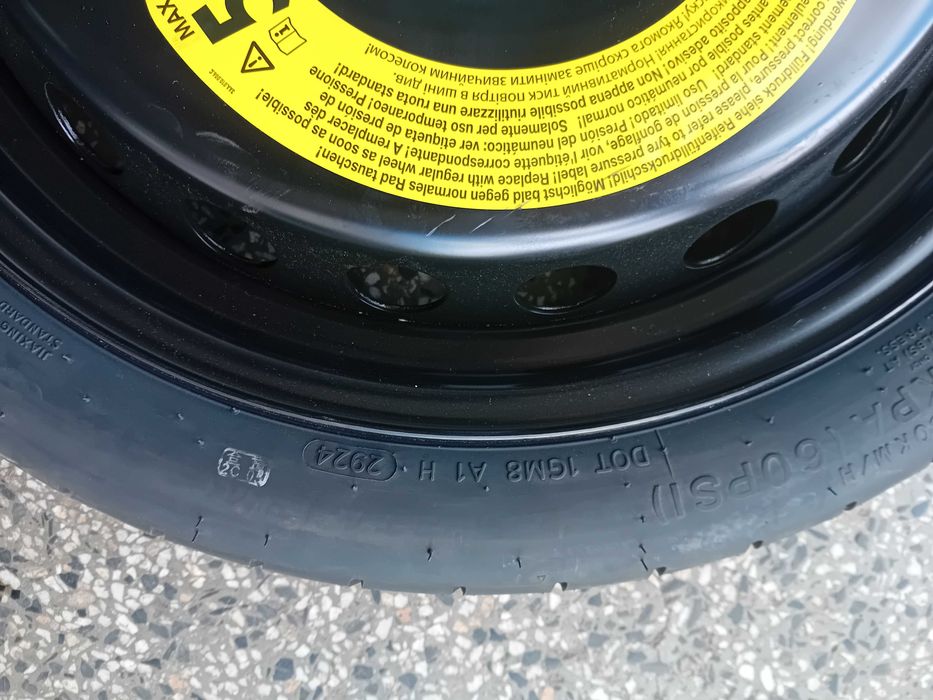 Резервни гуми (патерици) 16,17 ,18 и 19 цола 5х112