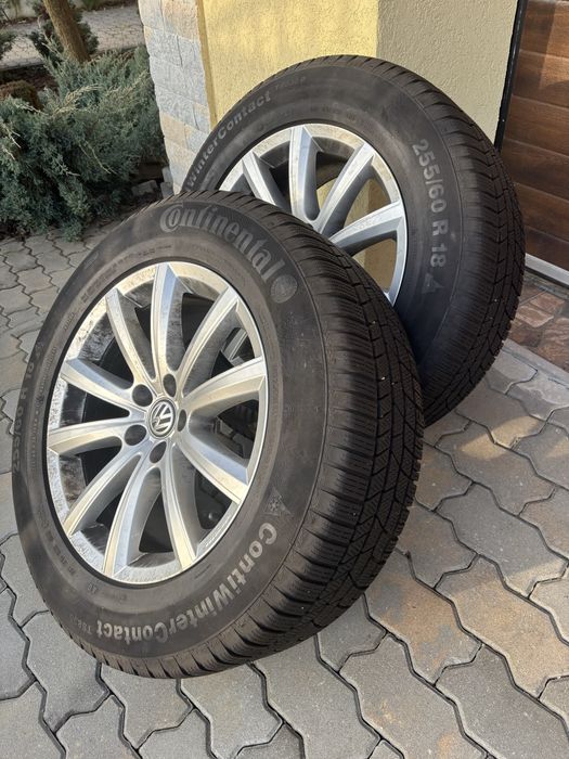 Jante Originale VW Touareg 2020 R18  VW cu anvelope Continental