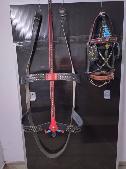 Юздечка, кантарма, поводи, юлар, палдъм, хамут  за кон