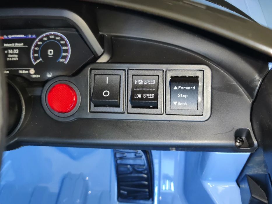 Audi rs e-tron gt 12v – детска акумулаторна кола, синя, eva гуми