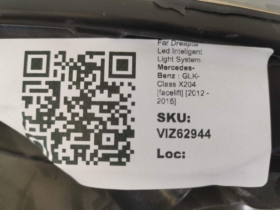 Фар Дясно Лед Интелигентна Светлинна Система Мерцедес-Бенц ГЛК-Клас /