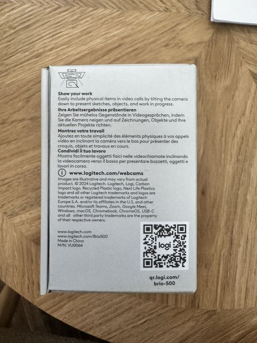 Веб камера Logitech brio 500