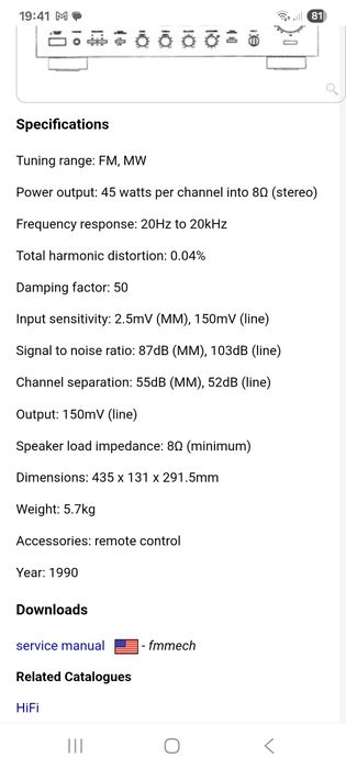 Amplificator amplituner yamaha rx450