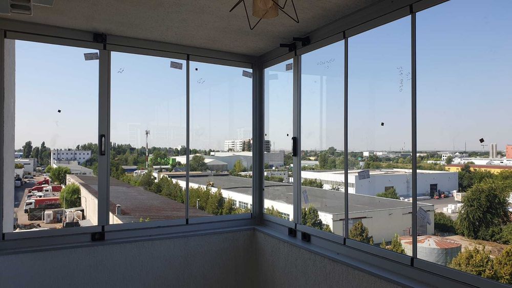 Inchidere Balcone , Terasa , Pergole retractabila cu LED, Bioclimatic Rolling Roof retractabila cu lamela alum., Wintergarden  Acoperis fix din sticla