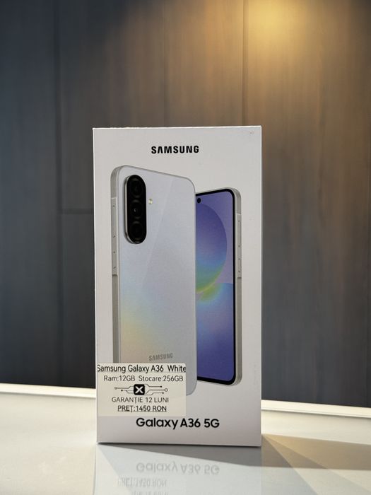 Samsung A36 5G Black White 256GB Sigilat/Factura