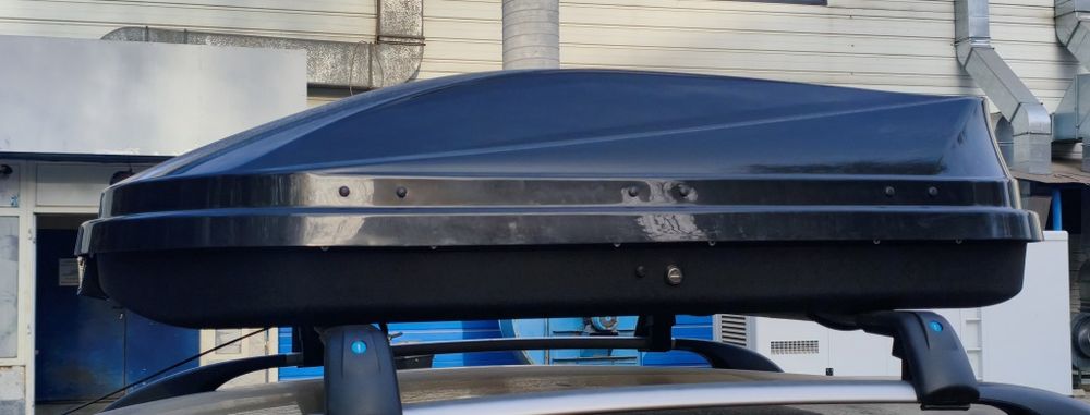 Автобокс 450 л. + рейлинги