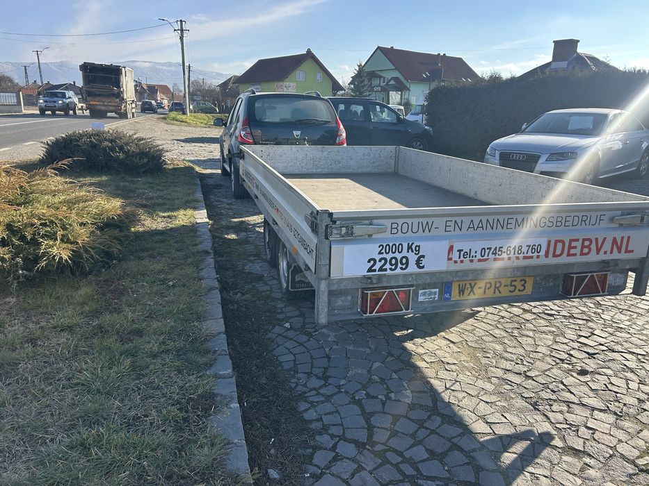 Remorca olandeza Hapert de 2 t