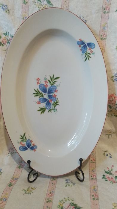 Овално плато 37см