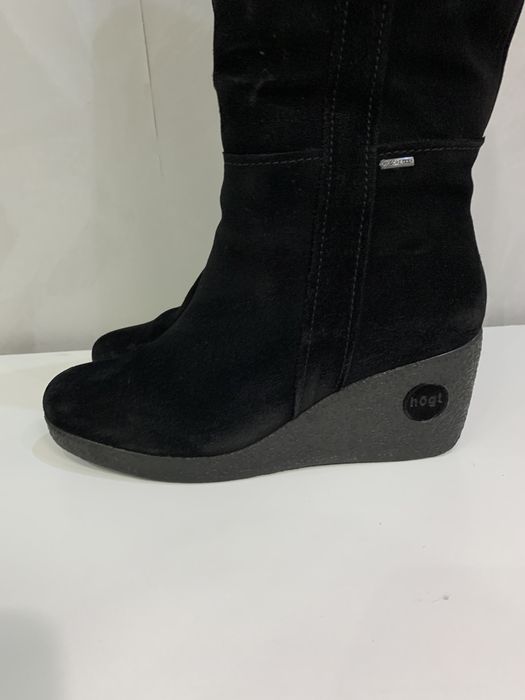 Сапоги hogl зима замша