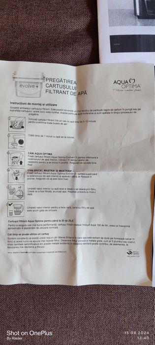 Dozator de apa filtrata fierbinte sau rece Aqua Optima Aurora