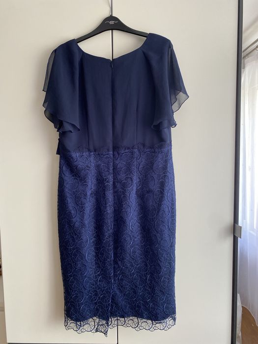 rochie eleganta de nunta bleumarin