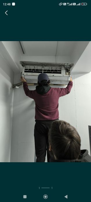 Установка кондиционера 10000