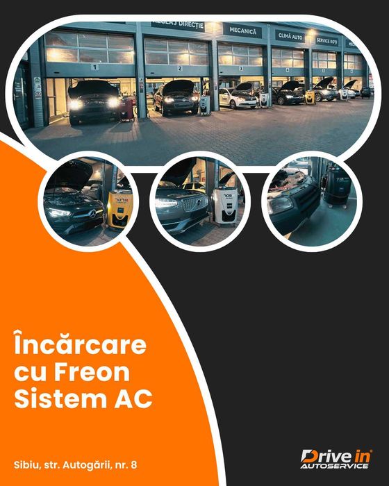 Incarcare Clima Auto cu Freon Sibiu la Drive in Autoservice Sibiu